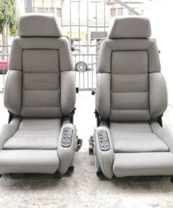 WHITE LEATHER RECARO SEATS