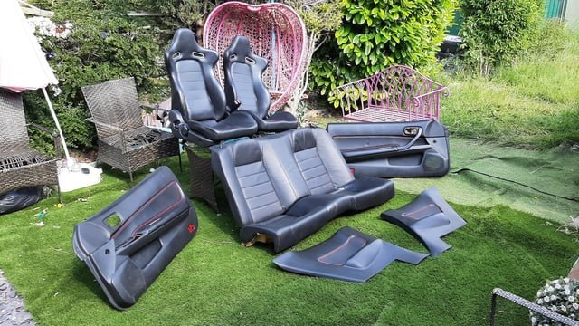 Super *RARE* UK Spec R34 GTR Leather Seats Interior Complete R33 R32 Nissan Skyline
