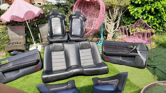 Super *RARE* UK Spec R34 GTR Leather Seats Interior Complete R33 R32 Nissan Skyline - Image 6